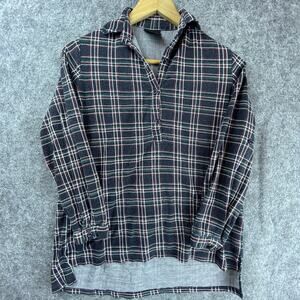 Vintage Knapp‎ Studio Shirt Womens Medium Plaid Soft 90s Grunge